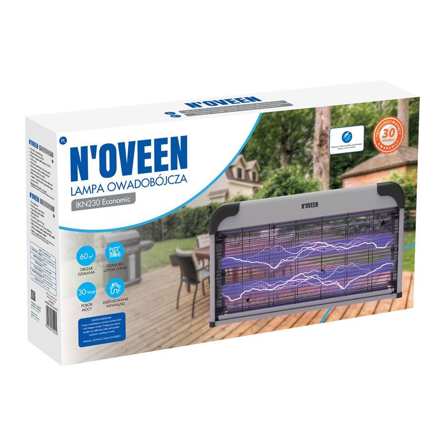 Teine toode Noveen  Insect Killer Lamp 2800V Silent Operation Up to 60m² Indoor Use Hanging or Standing