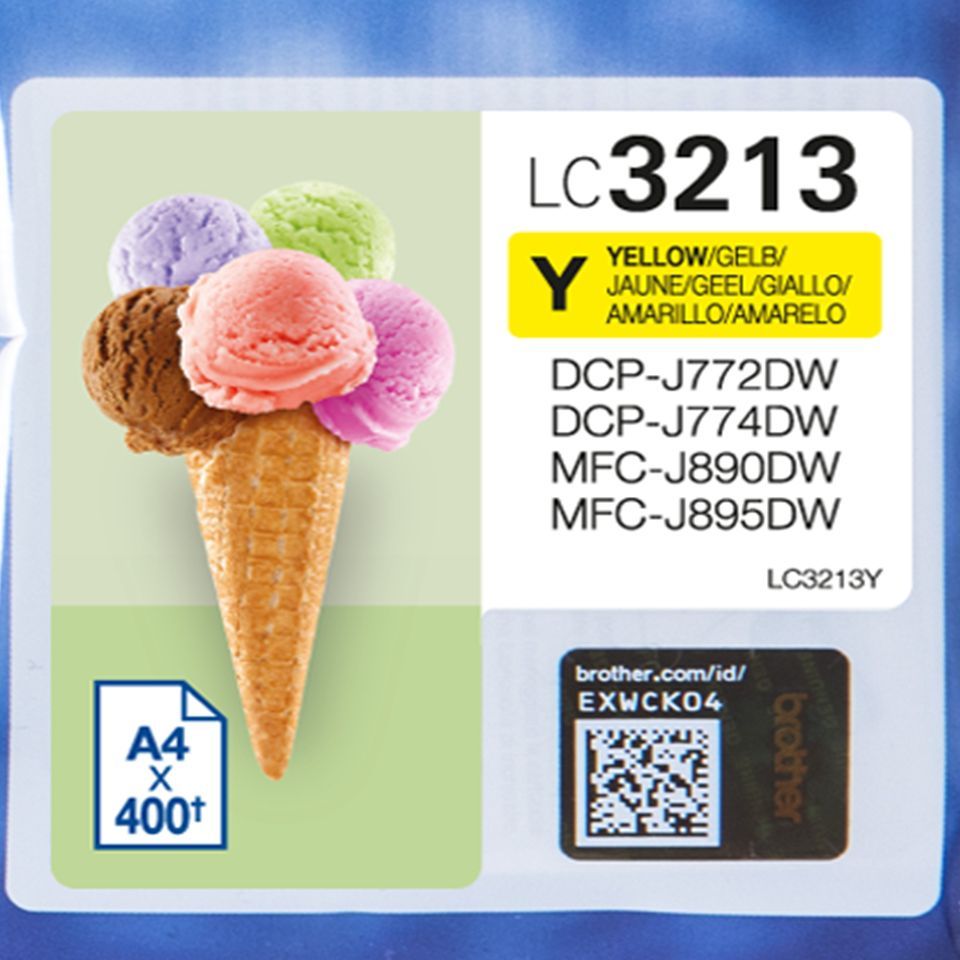 Tarvikud ja tarvikud Brother  LC3213Y Ink Cartridge, Yellow