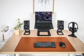 Bluetooth Speaker Accessories KANTO AUDIO  KANTO AUDIO 100W POWERED REFERENCE DESKTOP SPEAKERS WITH BLUETOOTH - BLACK, PAIR (INCLUDES TYPE C POWER CORD)
