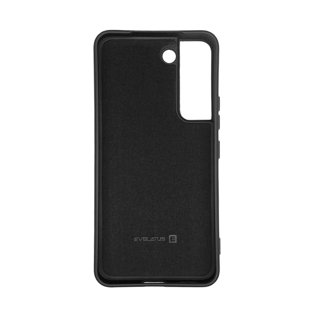 Back panel cover Evelatus Samsung Galaxy S22 Nano Silicone Case Soft Touch TPU Black