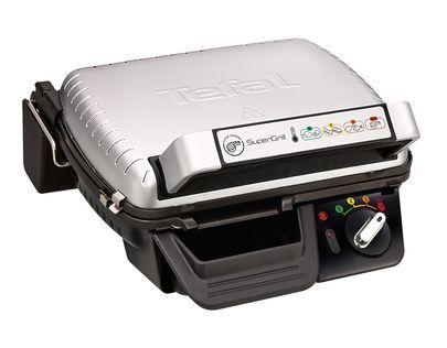 Table grill TEFAL  SuperGrill Standard GC450B32 Contact, 2000 W, Stainless steel