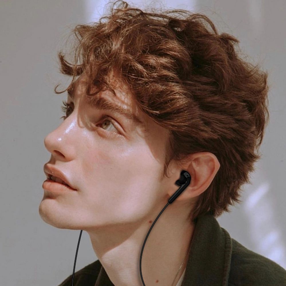 Wired headphones Dudao  Dudao X3C In-Ear Wired USB-C Headphones 1.2m - Black