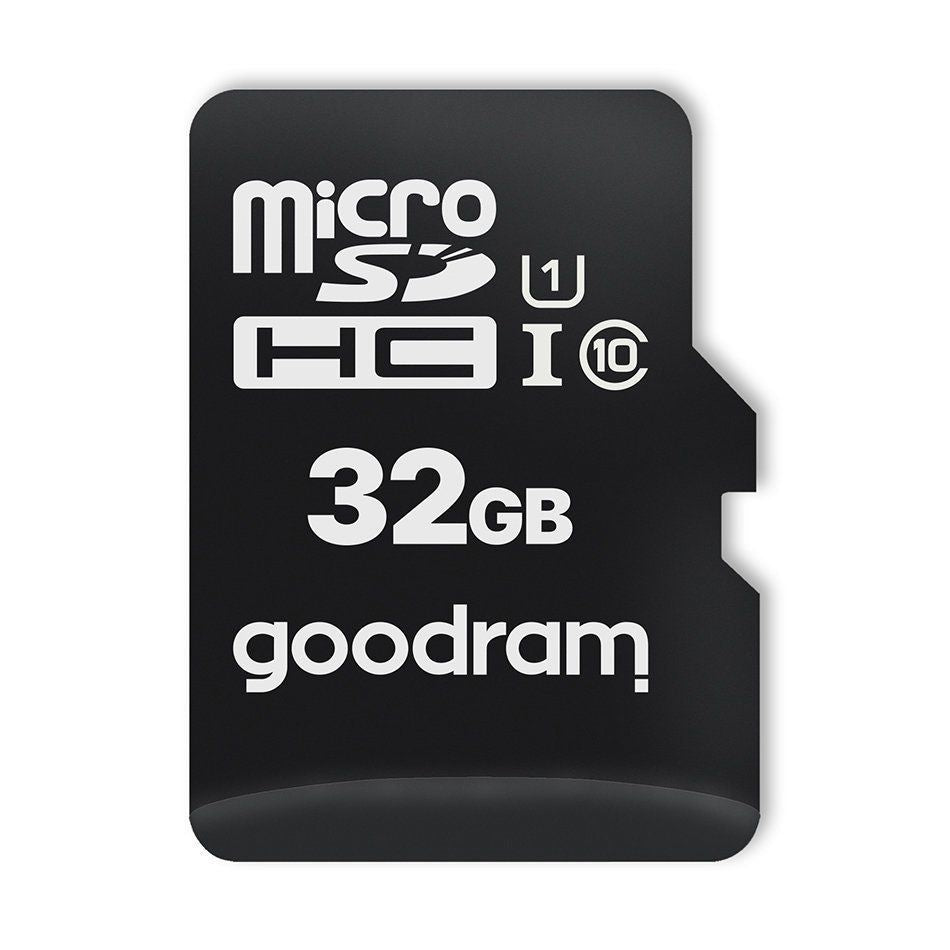 Карты памяти Goodram  Goodram Microcard 32 GB micro SD HC UHS-I class 10 memory card, SD adapter (M1AA-0320R12)