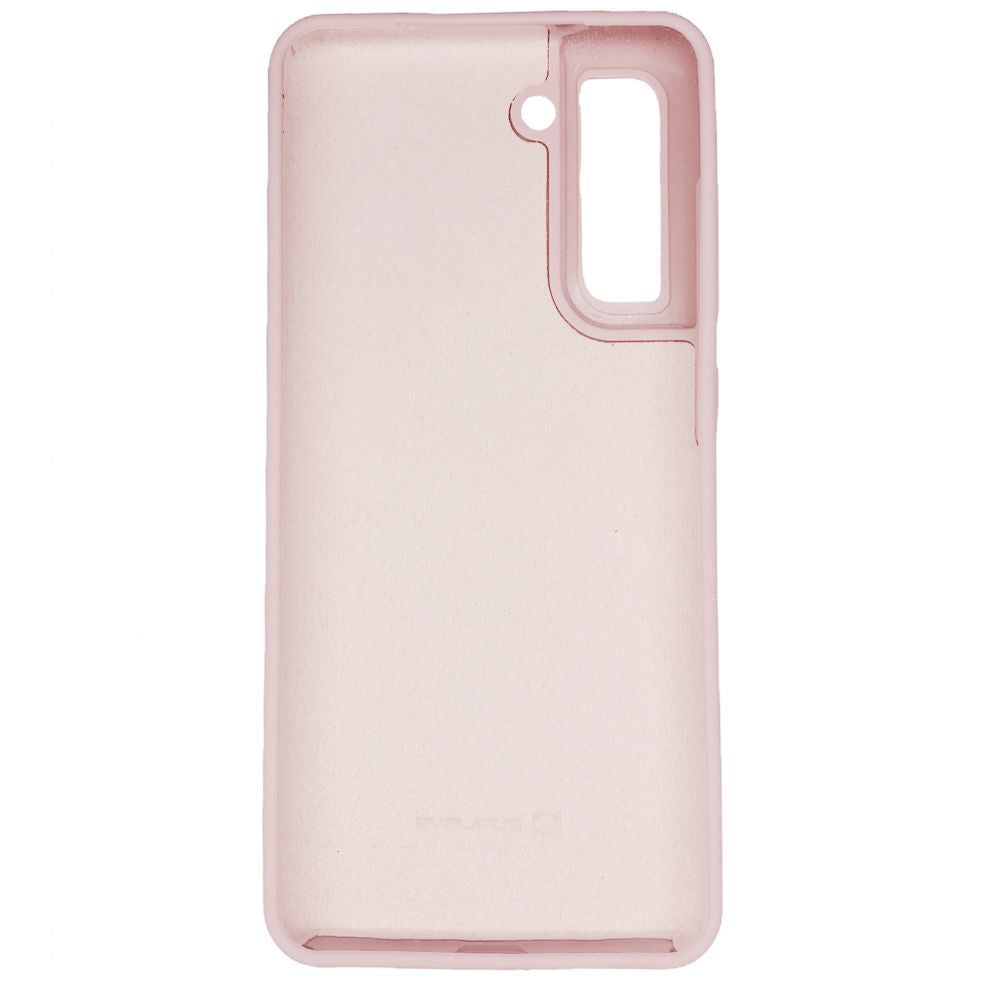 Back panel cover Evelatus Samsung Galaxy S22 Premium Silicone Soft Touch Case Pink Sand