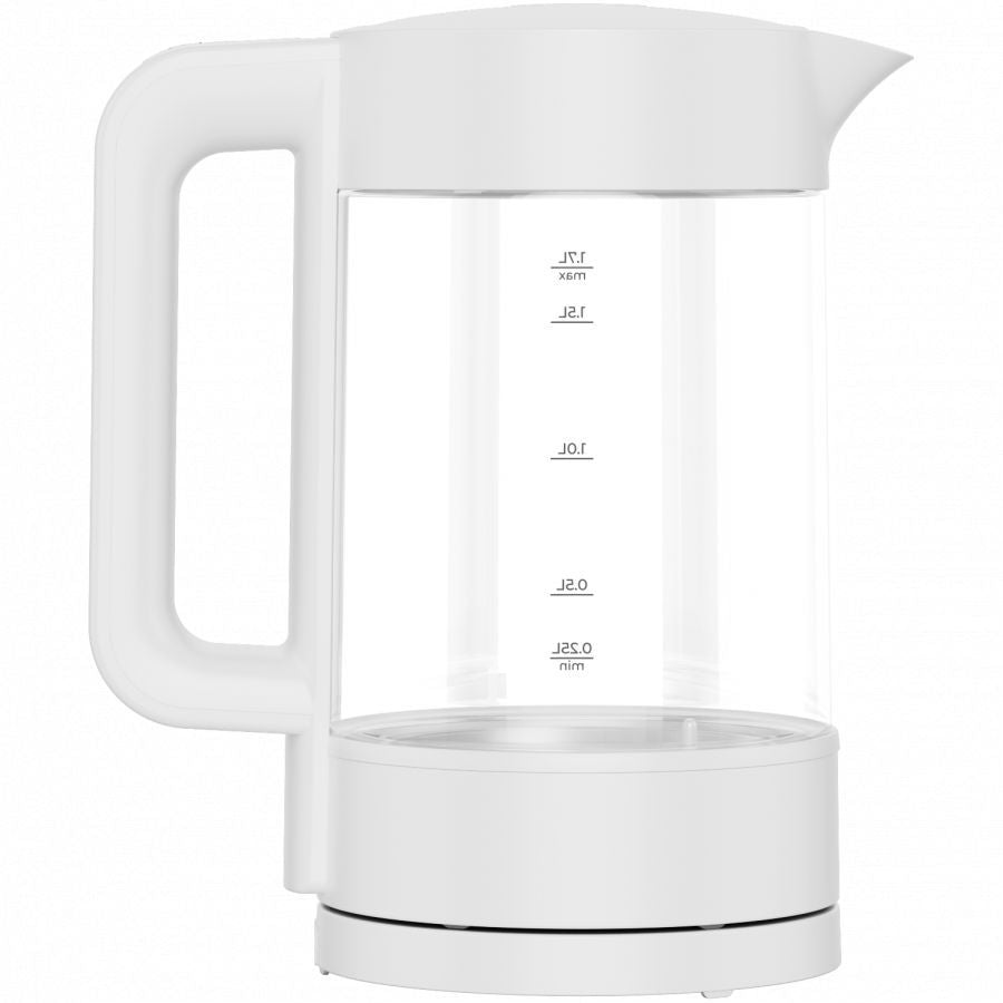Veekeetja AENO  Electric Kettle, white, 220-240V, 1850-2200W, 1.7L, Keep warm 30 min, 40,60,80,90,100, console in Handle