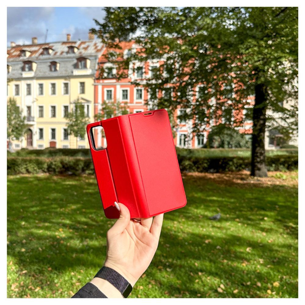 Kaaned - kaaned iLike Xiaomi Redmi 12 Book case Slim Red
