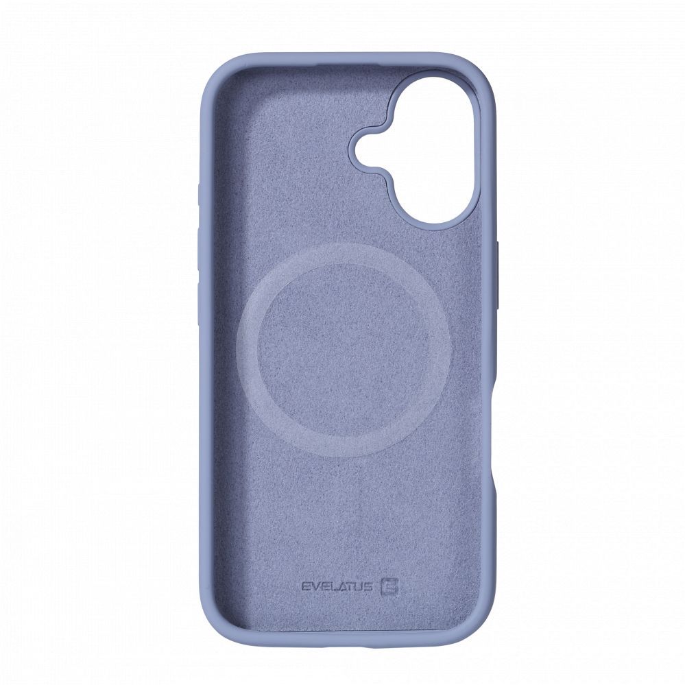 Tagakaaned Evelatus Apple iPhone 16 Premium Magsafe Soft Touch Silicone Case Lavender Gray