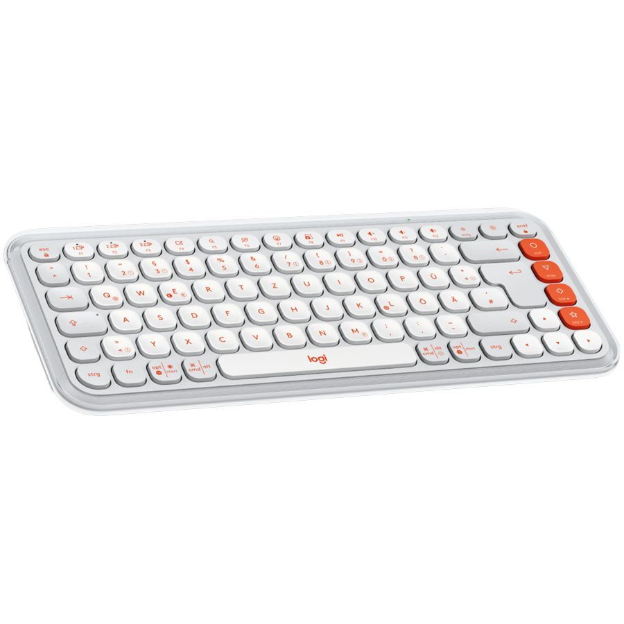 Computer keyboard Logitech LOGITECH POP ICON COMBO - OFF WHITE - US INT'L - BT - INTNL-973