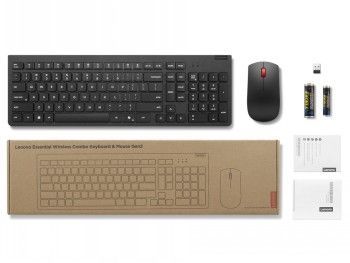 Computer keyboard Lenovo LENOVO ESSENTIAL WIRELESS COMBO KEYBOARD & MOUSE G2 US EURO (AI)