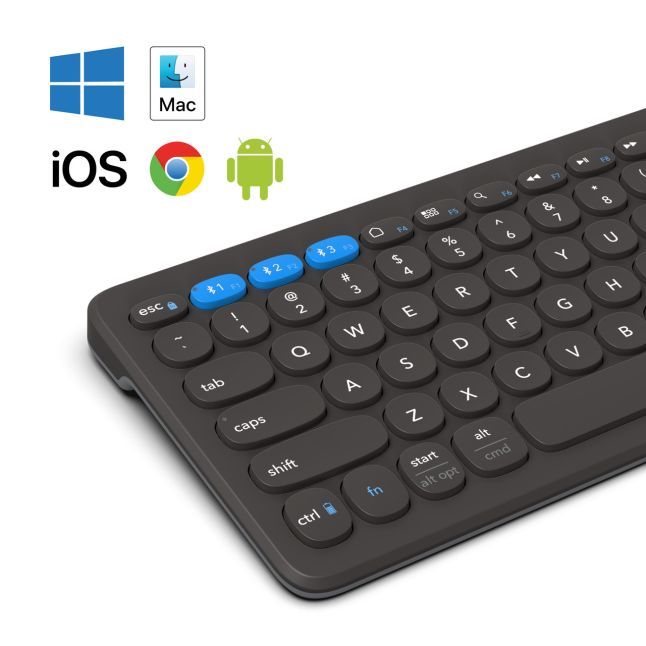 Other Computer Accessory Zagg  ZAGG Pro Keyboard 12 inch-Charcoal-UK (wireless charging on mat)