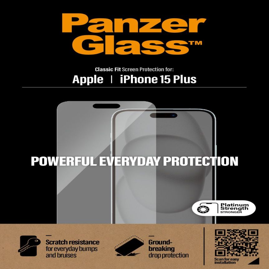 Tagakaaned PanzerGlass  Screen Protector iPhone 2023 6.7 |Classic Fit
