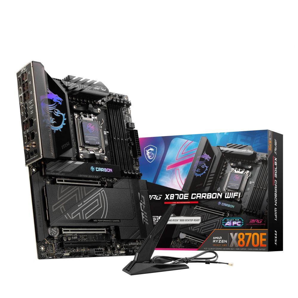 AMD protsessori emaplaat MSI  MB AMD X870E SAM5 ATX/MPG X870E CARBON WIFI