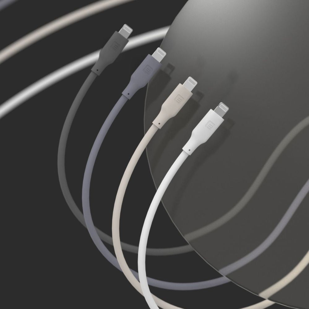 Кабель Evelatus  Evelatus USB C to USB C Silicone Cable 1.2M 60W / 20V3A Warm Gray