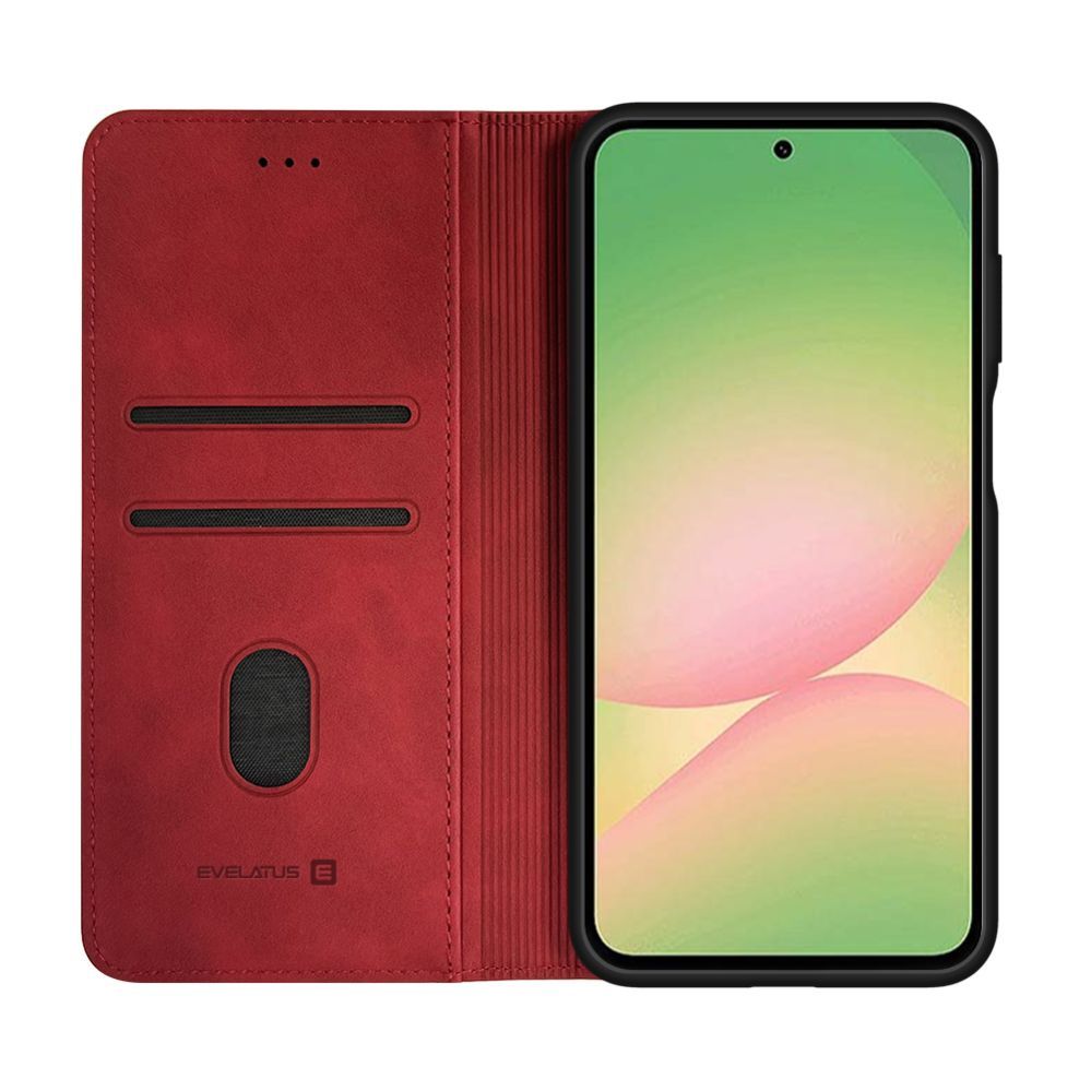 Kaaned - kaaned Evelatus Samsung Galaxy A57 Book Case Red