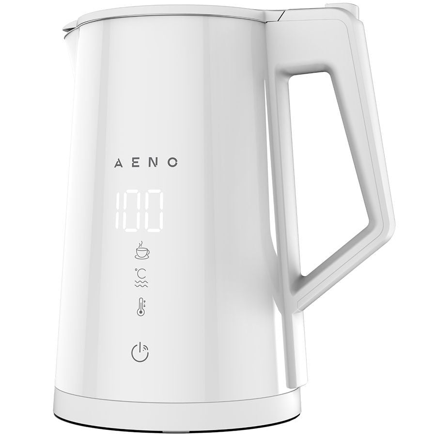 Veekeetja AENO  AENO Electric Kettle EK8S Smart: 1850-2200W, 1.7L, Strix, Double-walls, Temperature Control, Keep warm Function, Control via Wi-Fi, LED-display, Non-heating body, Auto Power Off, Dry tank Protection