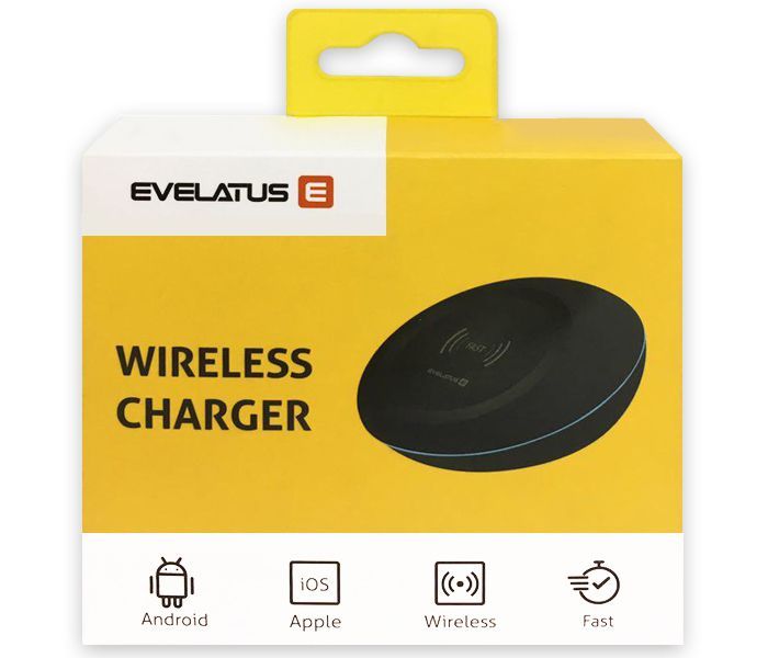 Беспроводное зарядное устройство Evelatus Universal EWC01 Wireless Charger Black