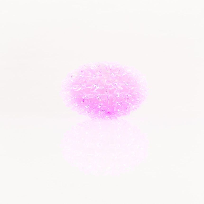 Valgustid iLike N/A Bumba ar puķēm RS-214 80LED D-13cm Purple