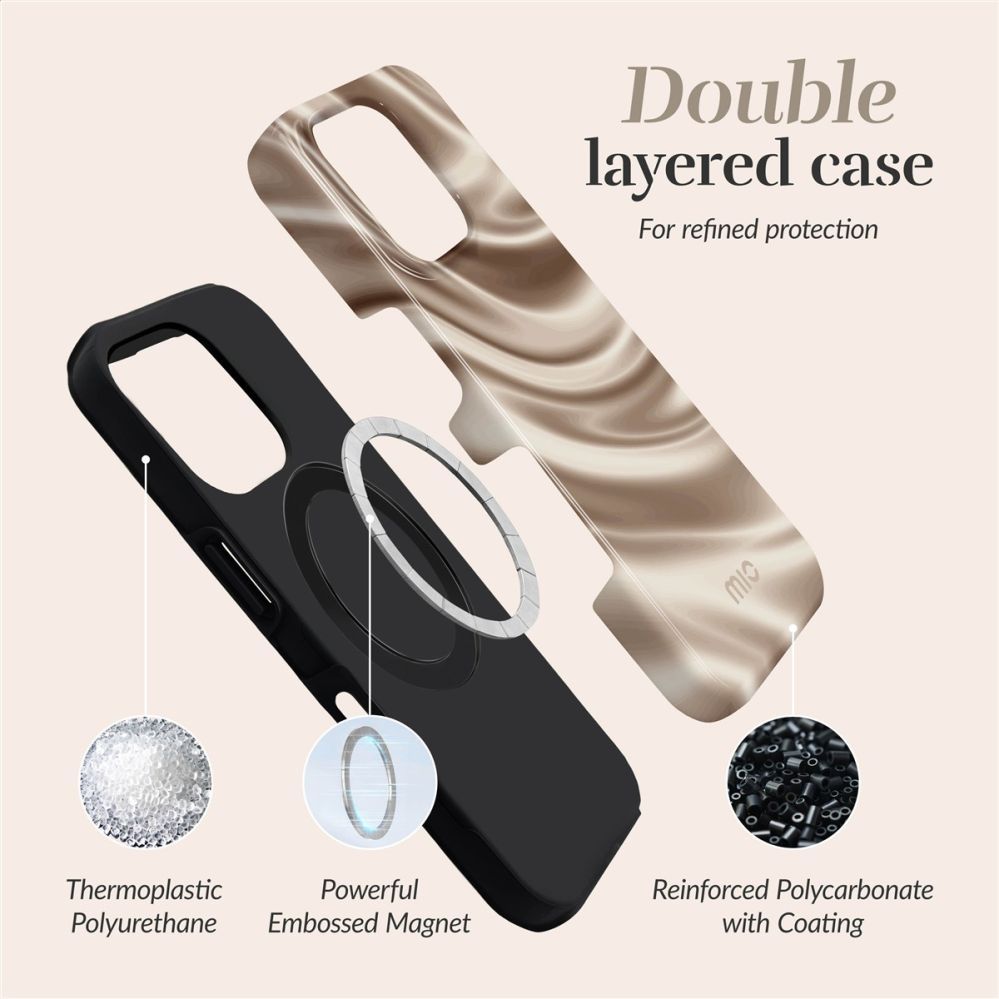 Back panel cover Mio  MIO Silky Dreams Magsafe Case Compatible for Samsung S25+ 5G