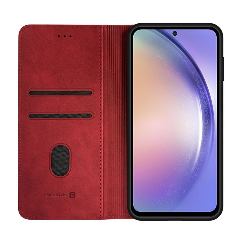 Чехол книжка Evelatus Samsung Galaxy A54 Book Case Folio Red