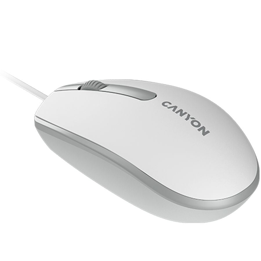 Arvutihiir Canyon  CANYON mouse M-10 Wired White Grey