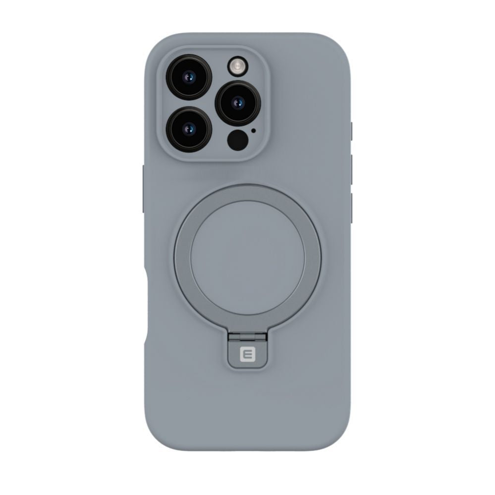 Чехол на заднюю панель Evelatus Apple iPhone 16 Pro Max Premium Magsafe with Stand Soft Touch Silicone Case Silver