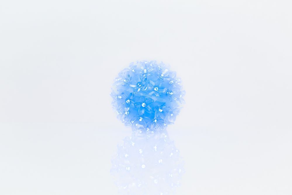 Освещение iLike N/A Bumba ar puķēm RS-208 50LED D-11cm Blue