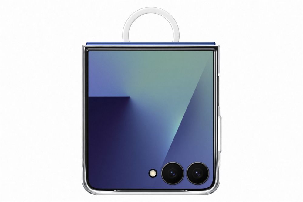 Back panel cover Samsung  QF766CTEGWW Ring Case (Clear) Samsung Galaxy Flip7, Transparent