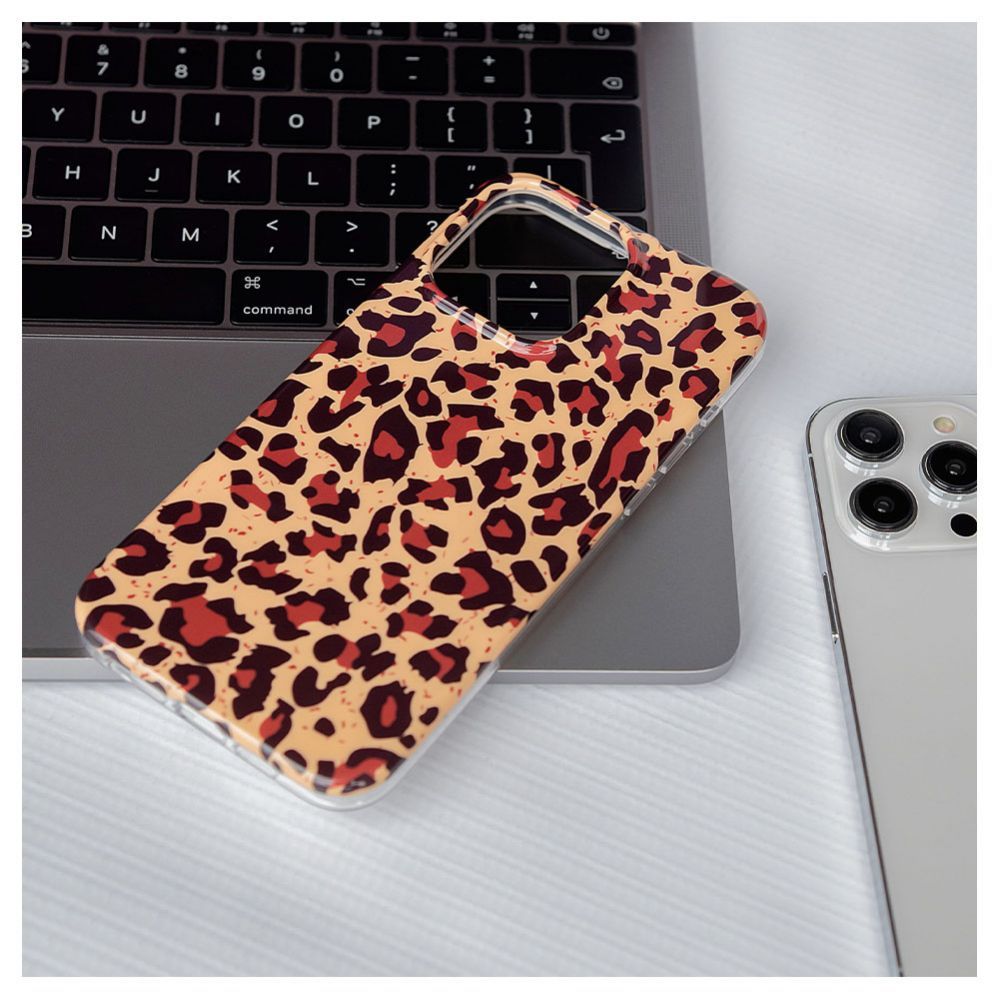 Чехол на заднюю панель Evelatus Apple iPhone 15 Pro PC Customized Print Design Leopard