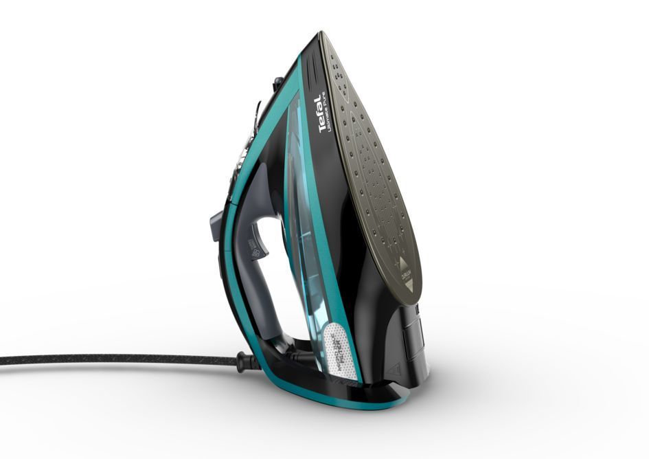 Tefal Iron | Ultimate Pure FV9844E0 | Steam Iron | 3200 W | Water tank capacity 350 ml | Continuous steam 60 g/min | Steam boost 250 g/min | Blue/Black