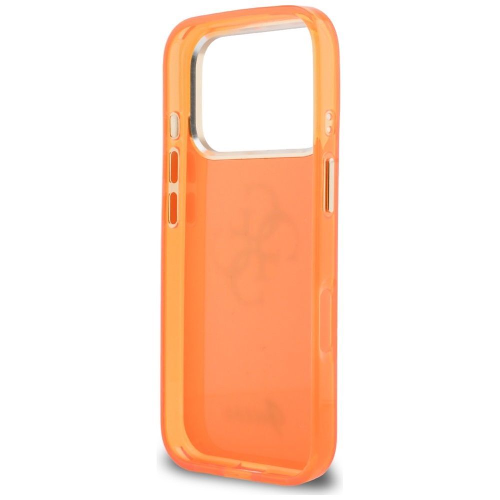 Другие товары Guess  Guess IML 4G Script Metal Case for iPhone 17 Pro - Orange