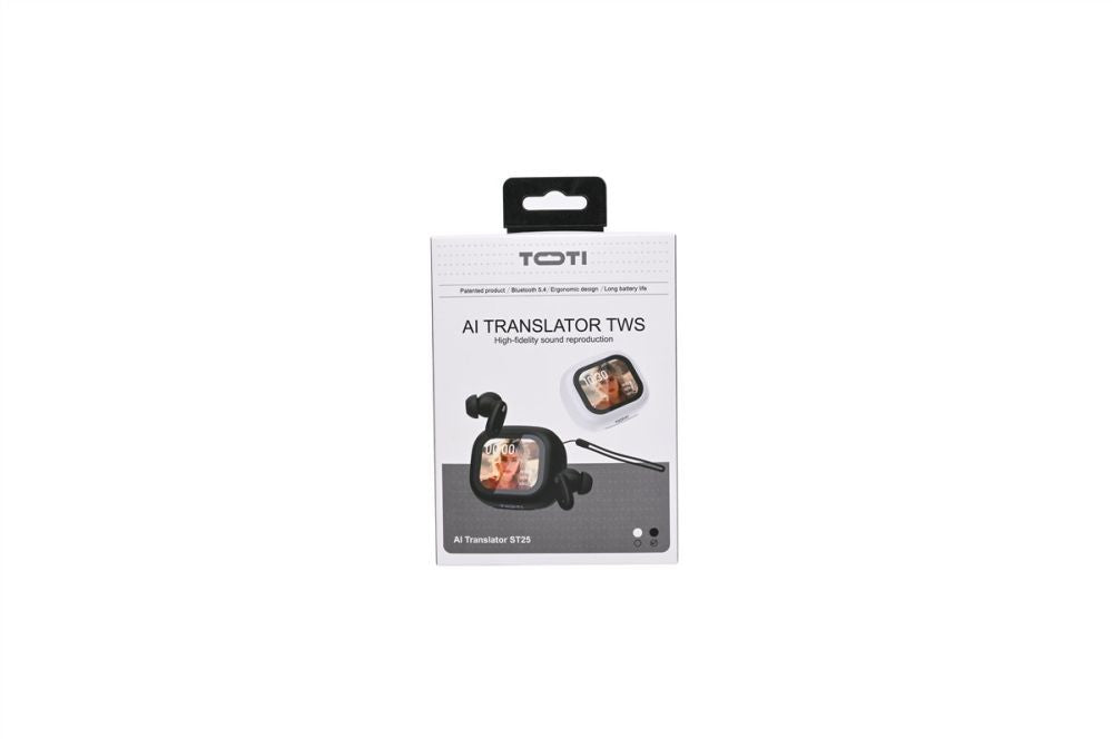 Проводные наушники Toti  Toti TWS AI Translator ST25, Black