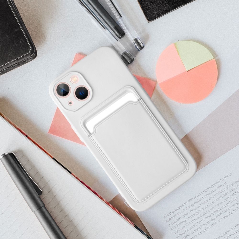 Чехол на заднюю панель OEM  Case for iPhone 15 PRO MAX Card Case white