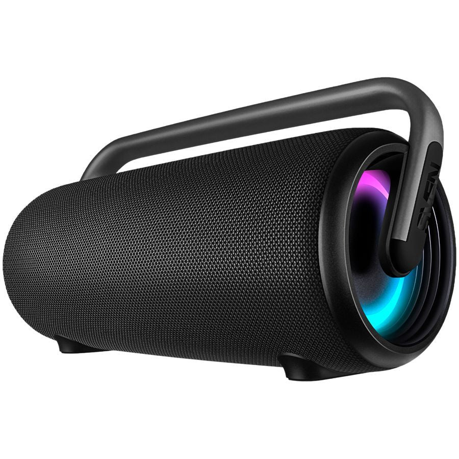 Bluetooth speakers Sven Portable speaker SVEN PS-395, black, power output 80W (RMS), TWS, Bluetooth, RGB backlight, Waterproof (IPx5), USB, Battery life – up to 20 hours