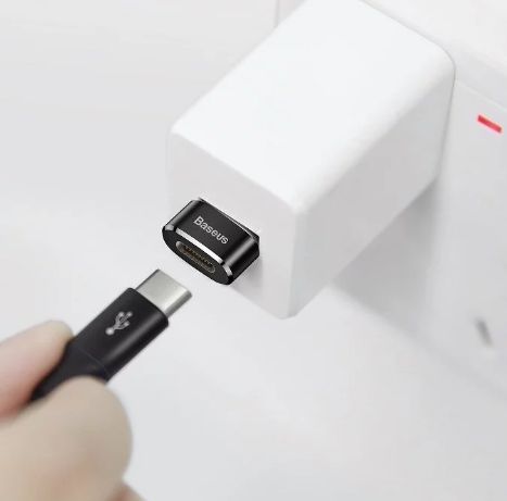 Adapter Baseus  Baseus adapter from USB Type-C to USB Black