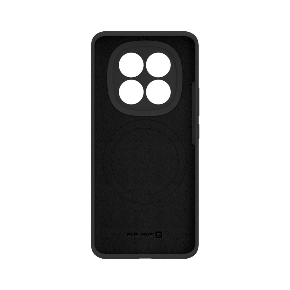 Tagakaaned Evelatus Xiaomi Redmi Note 15 5G Premium Magnetic Soft Touch Silicone Case Black