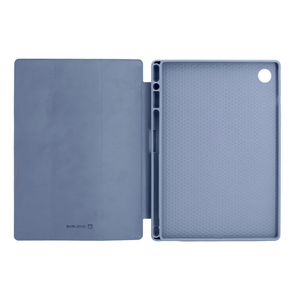 Kaaned Evelatus  Galaxy Tab A8 10.5 Tablet case with imitate microfiber inside Lavender Gray