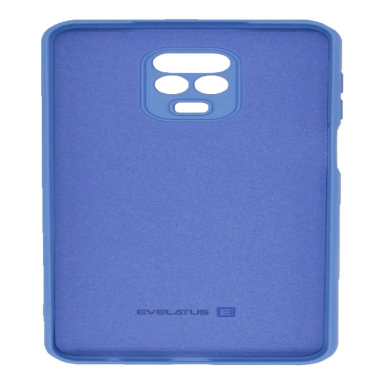 Back panel cover Evelatus Xiaomi Xiaomi Redmi Note 9 Pro / Redmi Note 9S Nano Silicone Case Soft Touch TPU Blue
