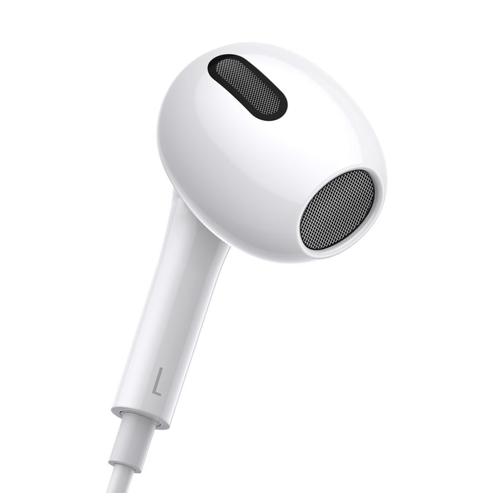 Wired headphones Baseus  Baseus Encok H17 3.5mm minijack wired headphones white (NGCR020002)