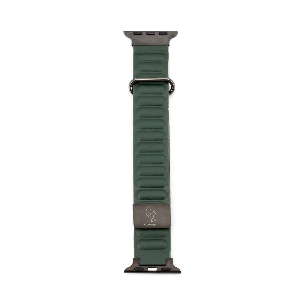 Strap Connect  Watch 38/40/41mm cortical back buckle magnetic suction Watch Straps Ceder Green