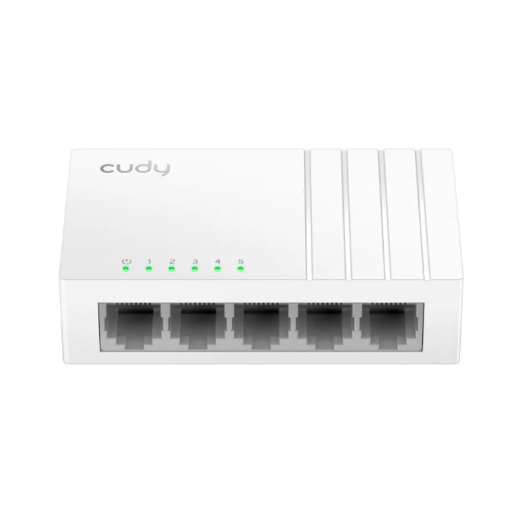 Роутер Cudy  GS105U NetSwitch 5-Port Gigabit Switch USB-C Power IGMP QoS Loop Prevention Black