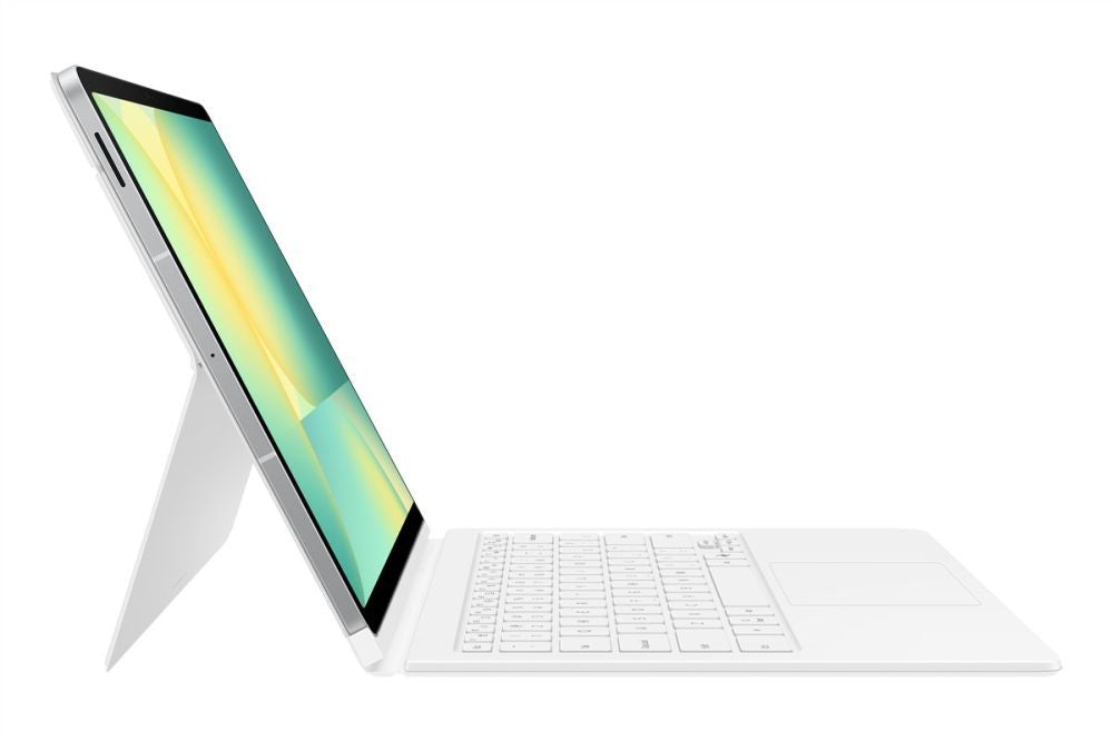 Kaaned Samsung  DX625UW Book Cover Keyboard -AI Key Samsung Galaxy Tab S10 FE+, White