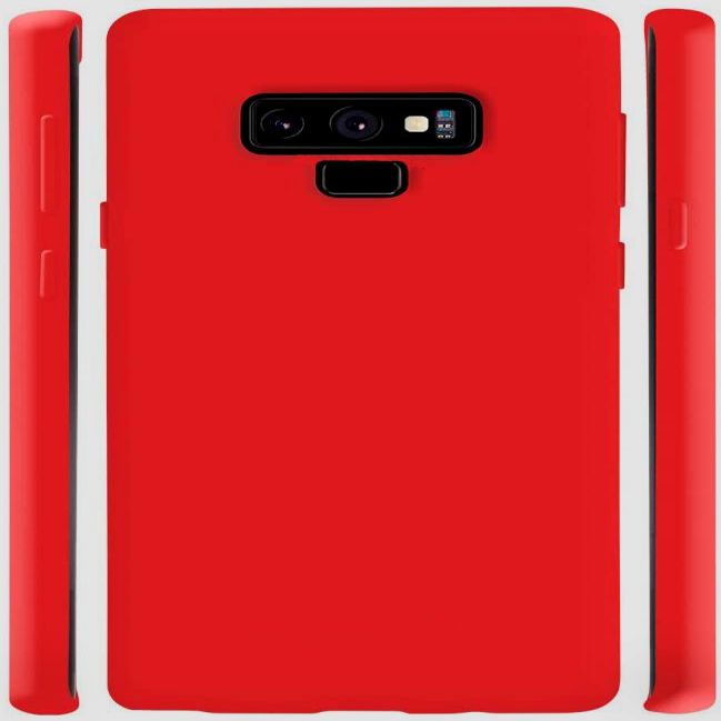 Tagakaaned Evelatus Samsung Galaxy Note 9 Nano Silicone Case Soft Touch TPU Red