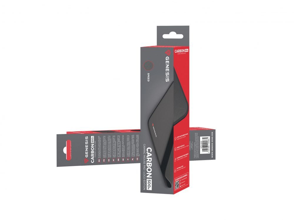 Компьютерная мышь Genesis  Carbon 500 Mouse Pad, M, Red