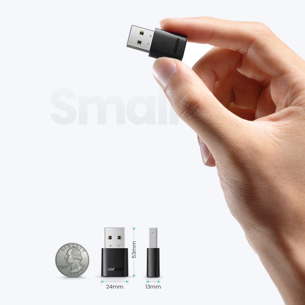 Другой аксессуар для телефона Ugreen  Ugreen Bluetooth 5.0 USB-A Adapter Black (CM390)