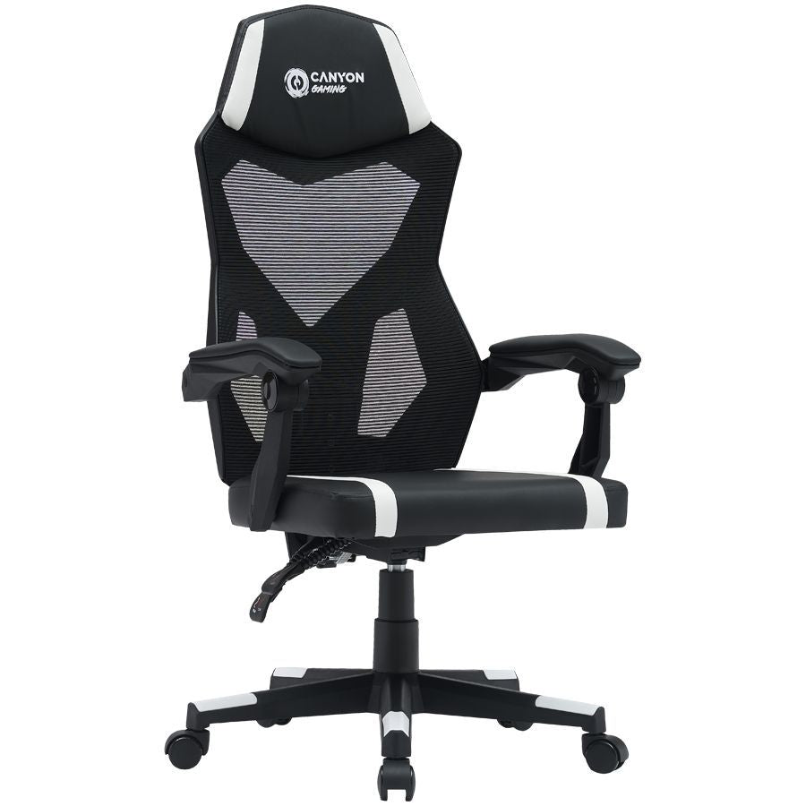 Arvutitoolid / lauad Canyon  CANYON gaming chair Flow MCH01 Mesh Black White