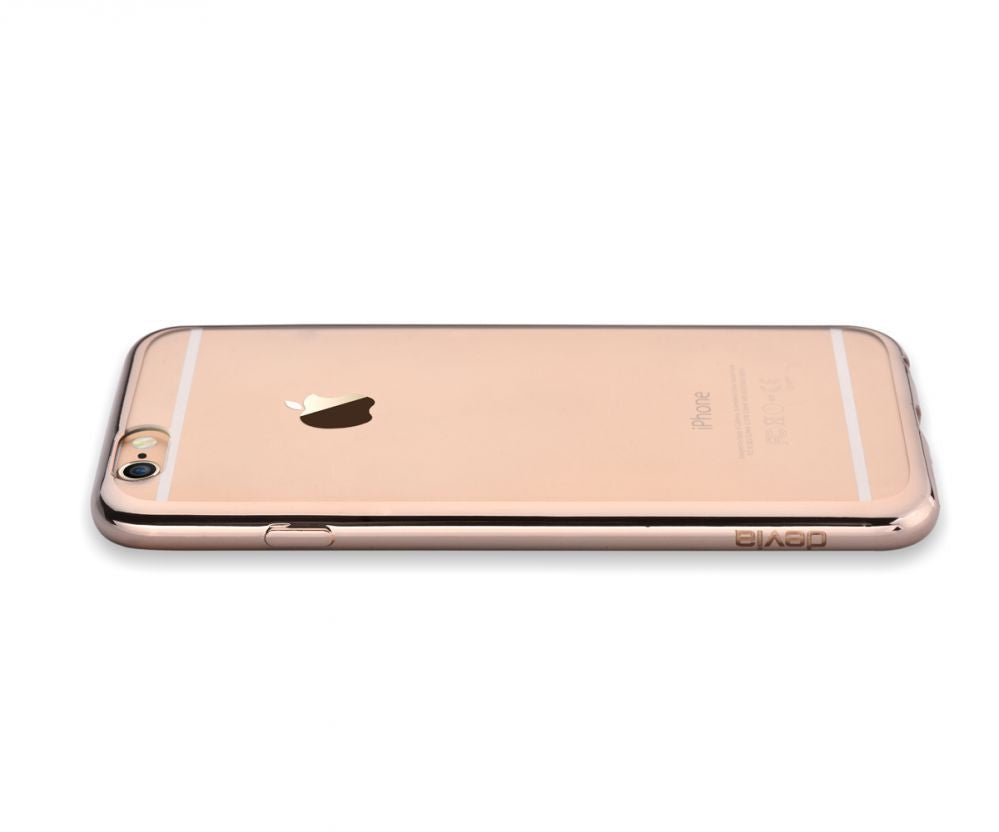 Чехол на заднюю панель Devia Apple iPhone 7/8 Glitter soft case Champagne Gold