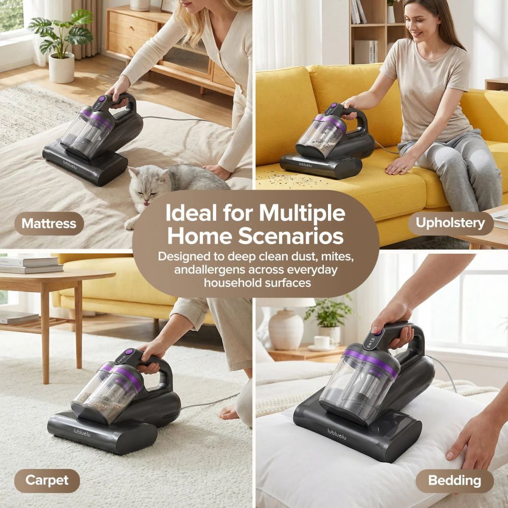 Tolmuimeja Lubluelu  CM208 Anti-Mite UV Mattress Vacuum Cleaner