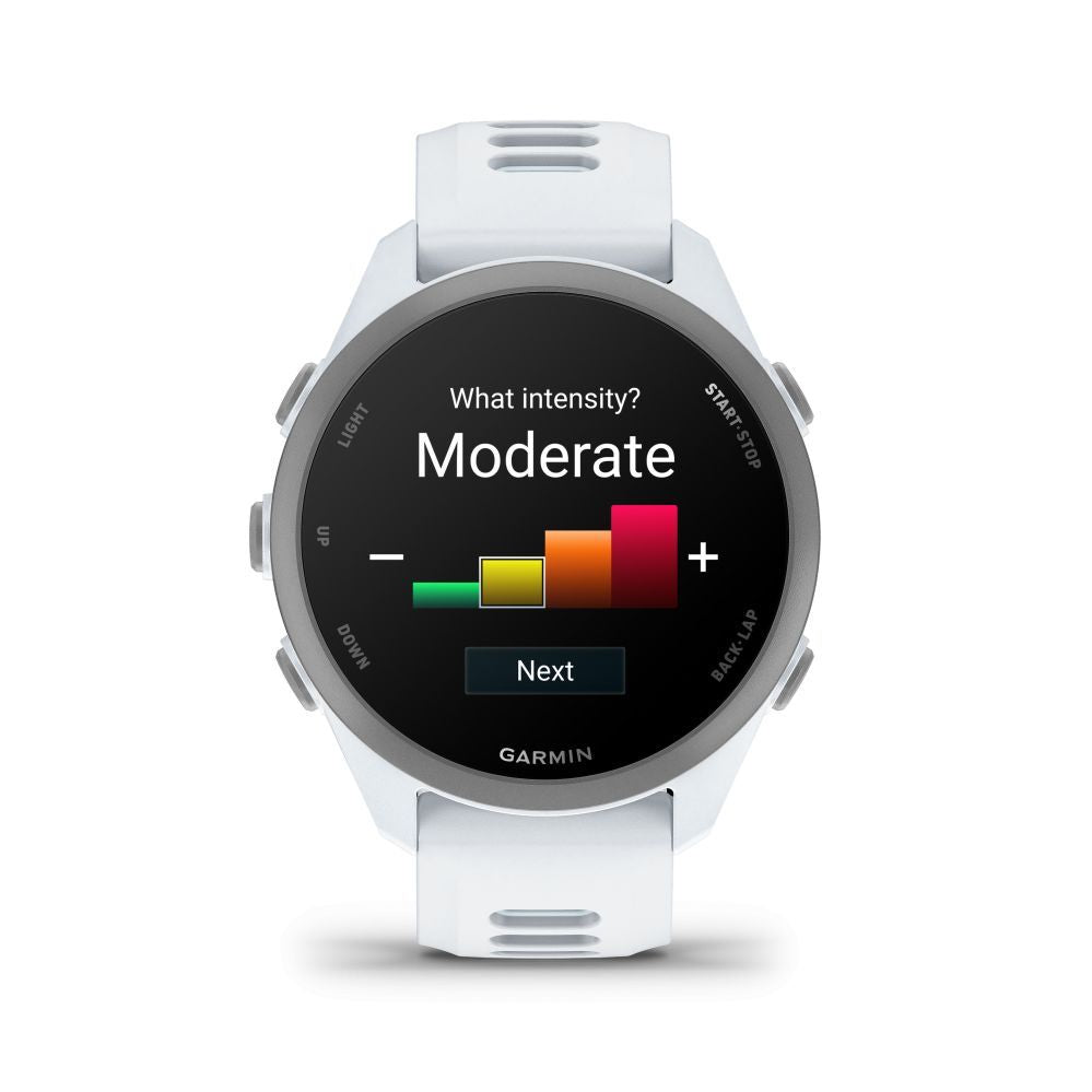 Nutikell Garmin  Forerunner 170 Music, Whitestone with Whitestone/Cloud Blue Band