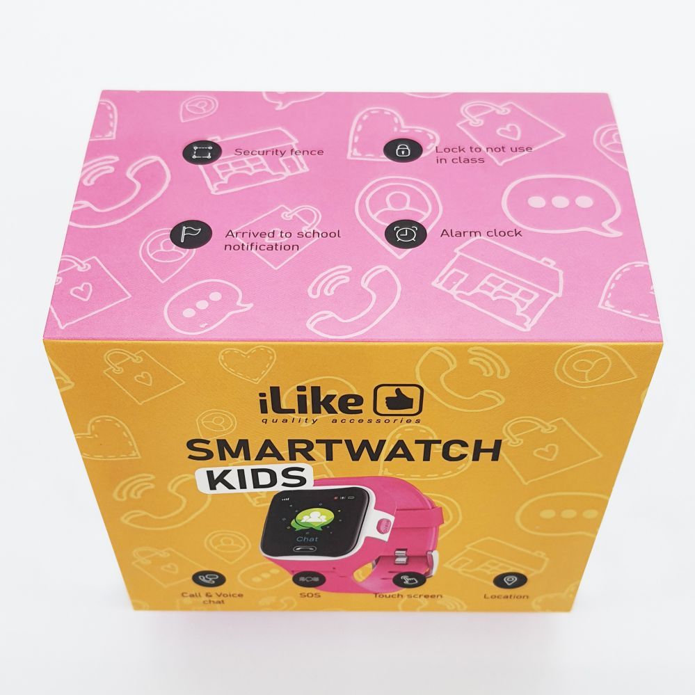Smartwatch iLike Kids GPS Watch IWH01PK Pink