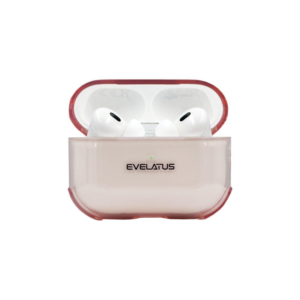 Headphone case Evelatus Apple AirPods Pro TPU Protective Case Transparent Pink